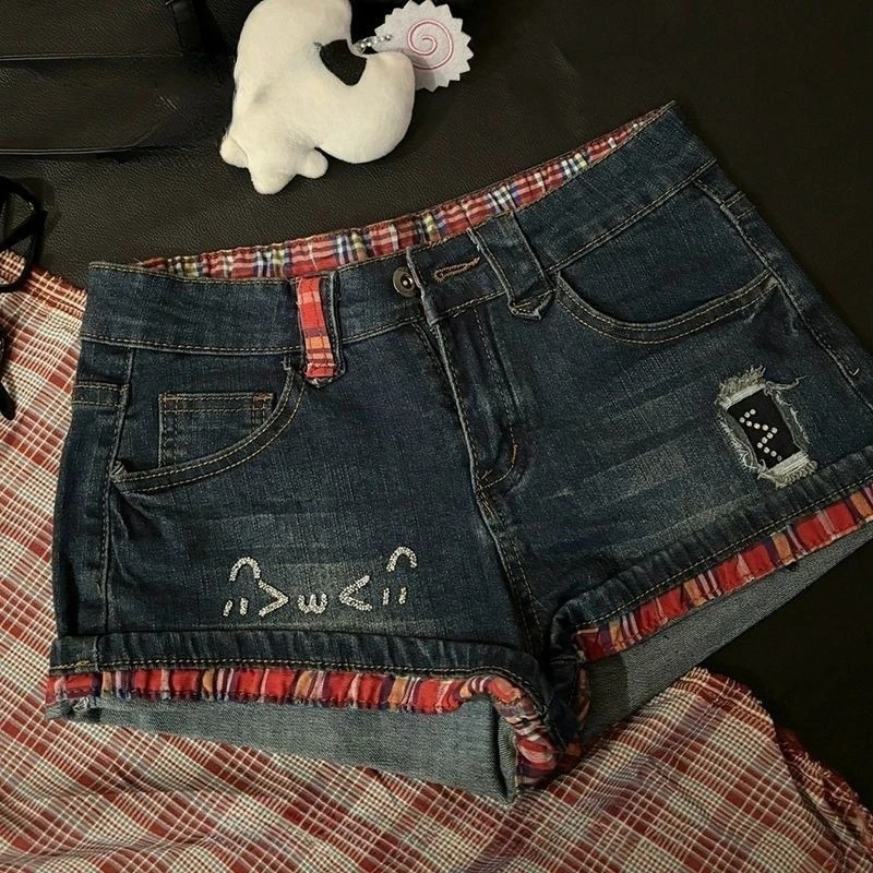 Street Fashion Denim - American Vintage Short Jeans Women Casual