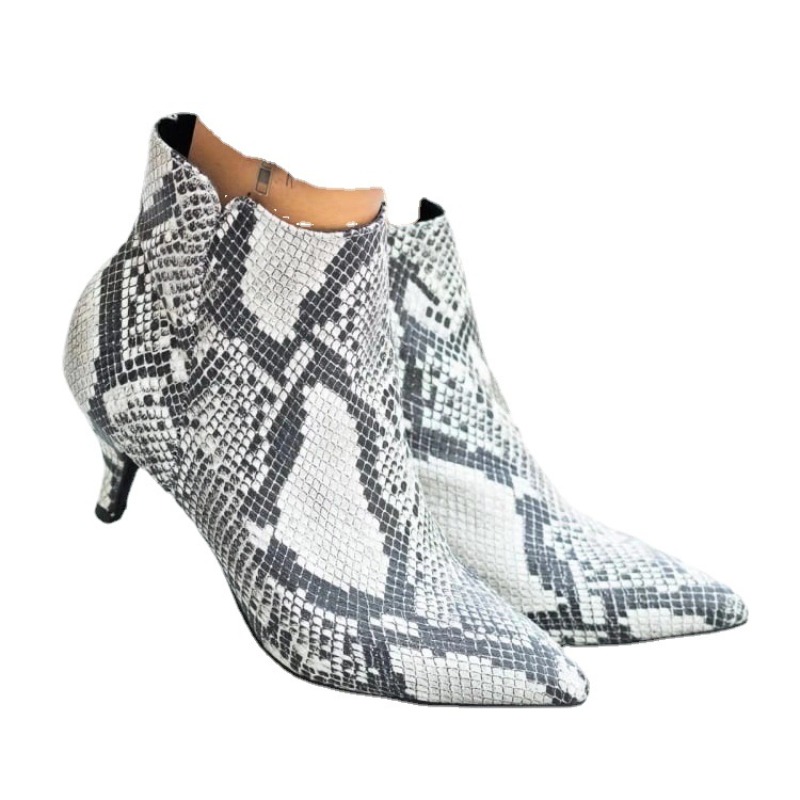 Street Fashion Plus Size - 2026new Women Leopard Print Ankle Boots