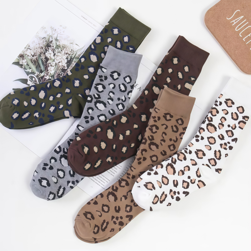 1 3 5 Pairs Fashion Leopard Pr - Street Fashion Youtube review and price