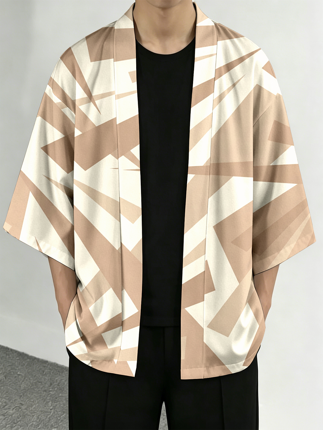 Men's casual top Geometric Art - Street Fashion Kimono review and price