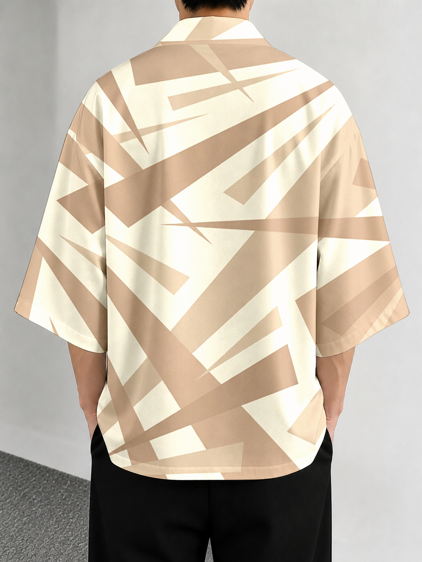Men's casual top Geometric Art - Street Fashion Kimono review and price
