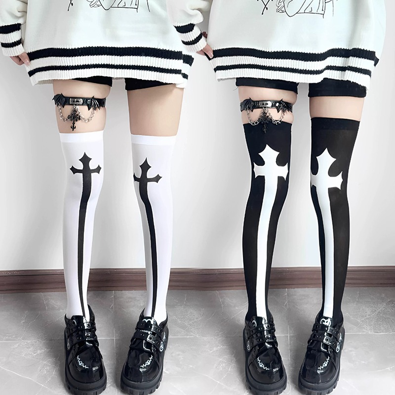 Gothic Y2K Lolita Black White  - Street Fashion Youtube review and price
