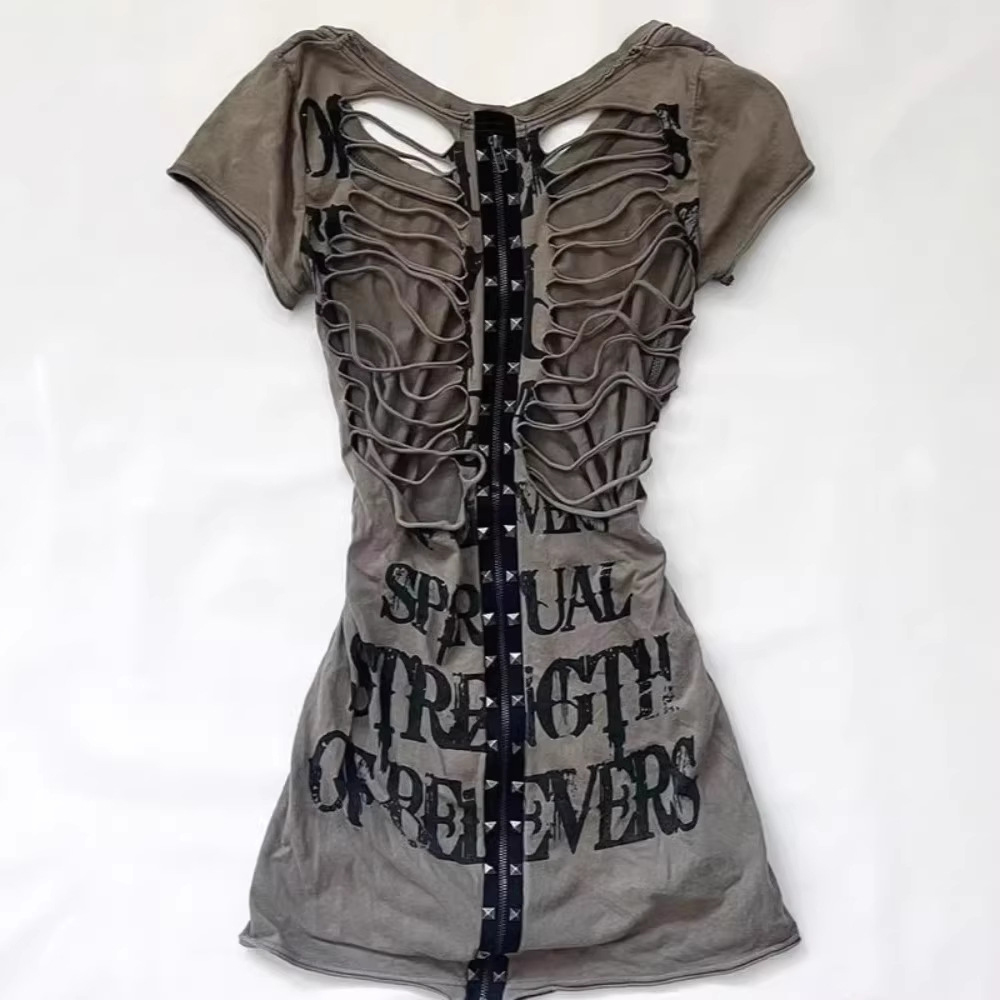 Summerjapanese Retro Hollow De - Street Fashion Y2K review and price
