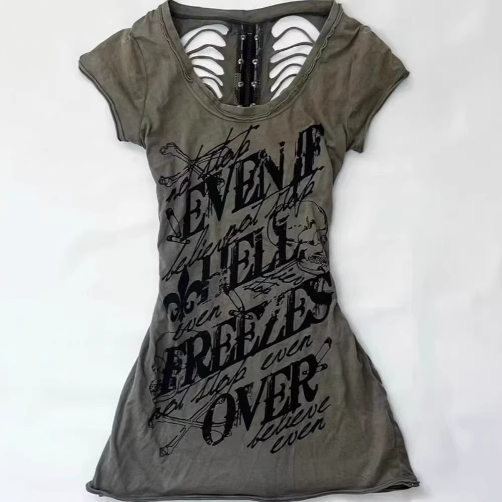 Summerjapanese Retro Hollow De - Street Fashion Y2K review and price