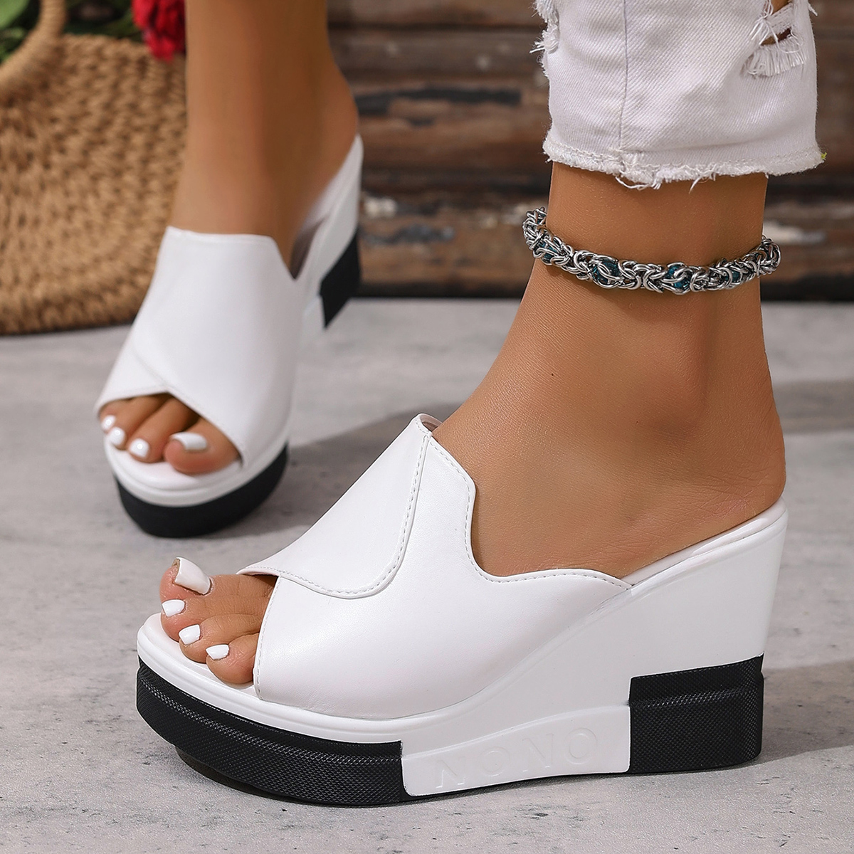 Women Wedges Slippers Summer H - Street Fashion Plus Size review and price