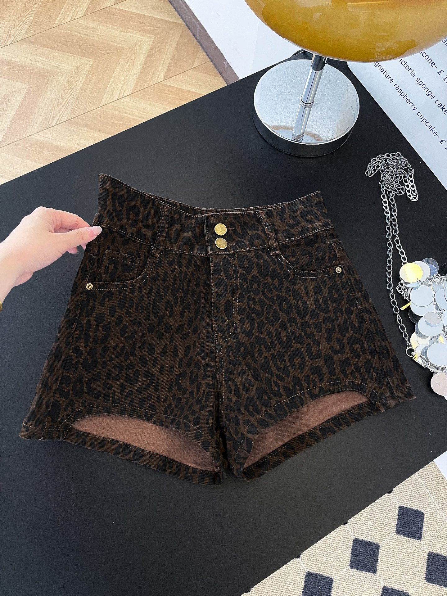 American Retro Leopard Print D - Street Fashion Denim review and price