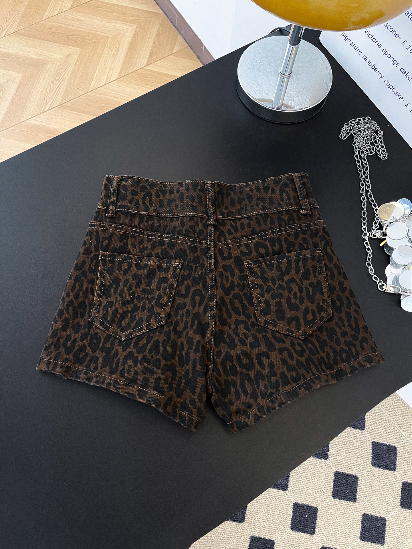 American Retro Leopard Print D - Street Fashion Denim review and price