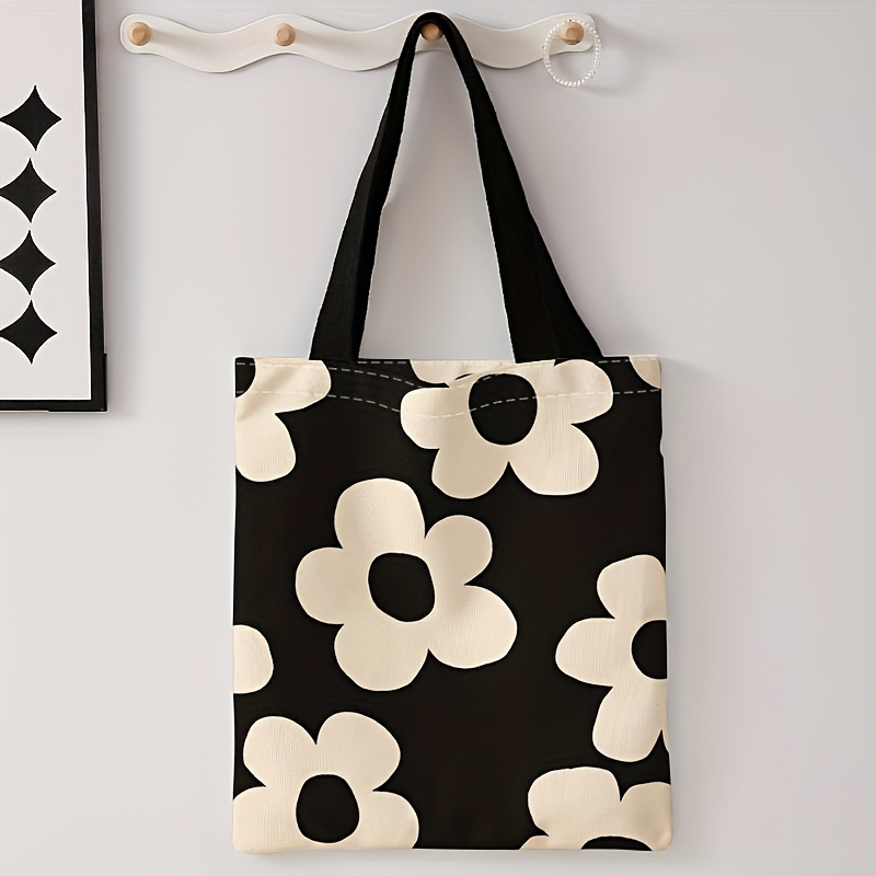 Yellow flower printed tote bag - Tote Bag Canvas Print review and price