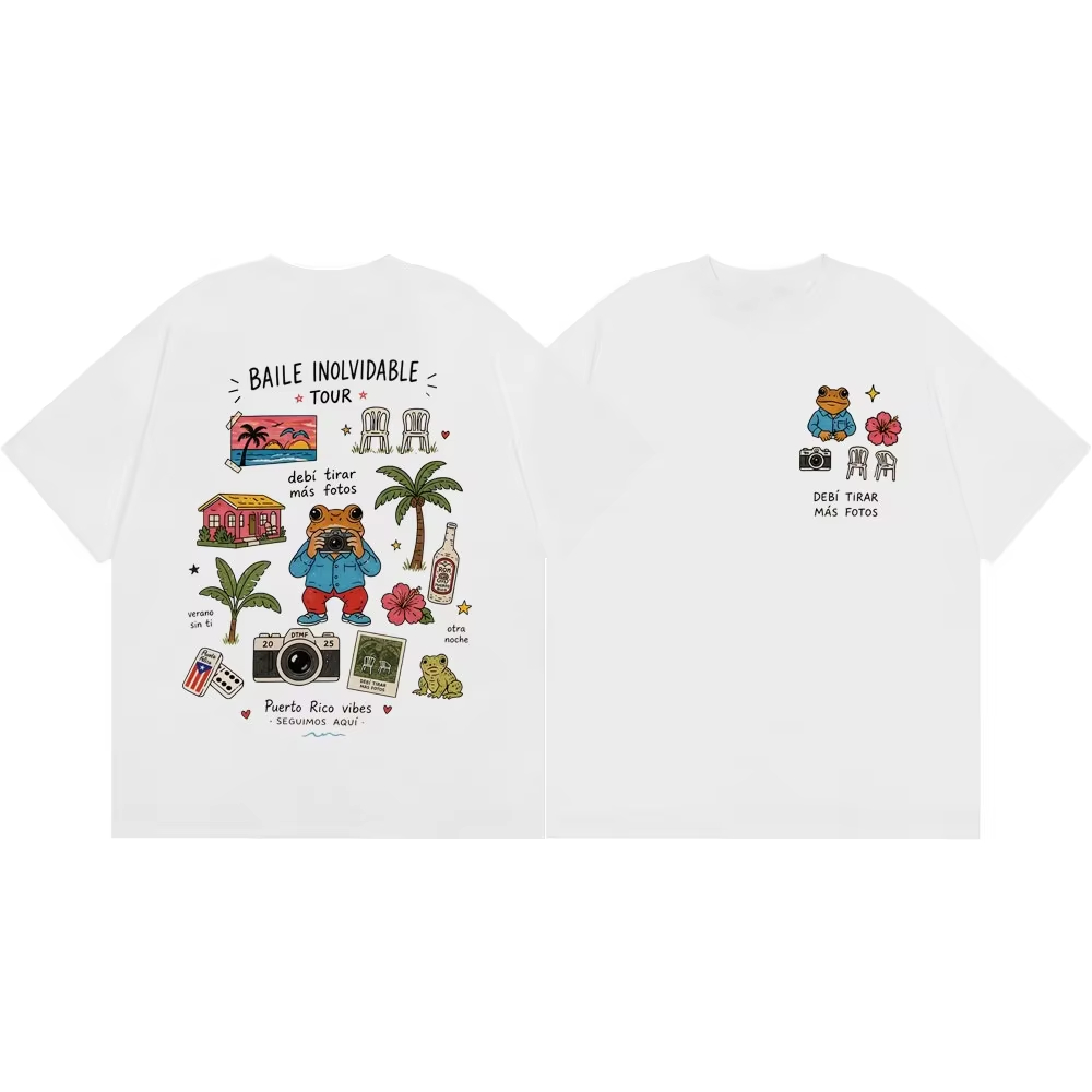 Unisex 2026 Rapper Bad Bunny D - Foto Street Fashion review and price