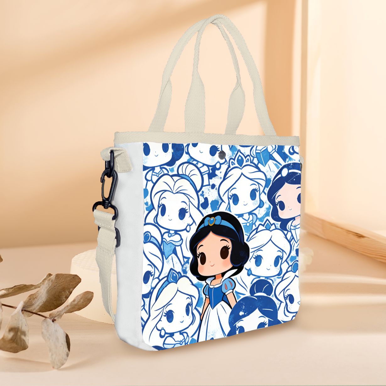 Cartoon snow white Characters  - Tote Bag Canvas Print review and price