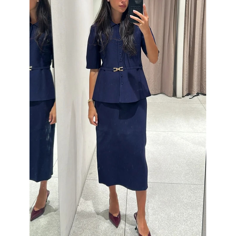 Women's Knitted 2-Piece Set Mi - Street Fashion Jacket review and price