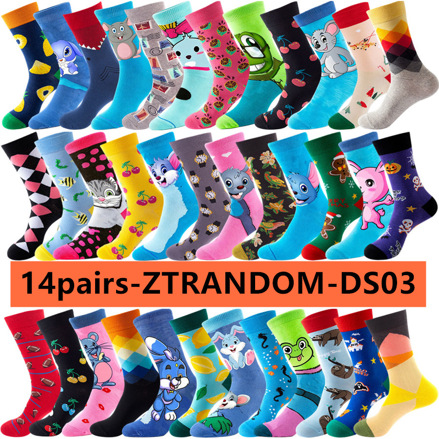 14pairs Anime Casual Crew Sock - Street Fashion Youtube review and price