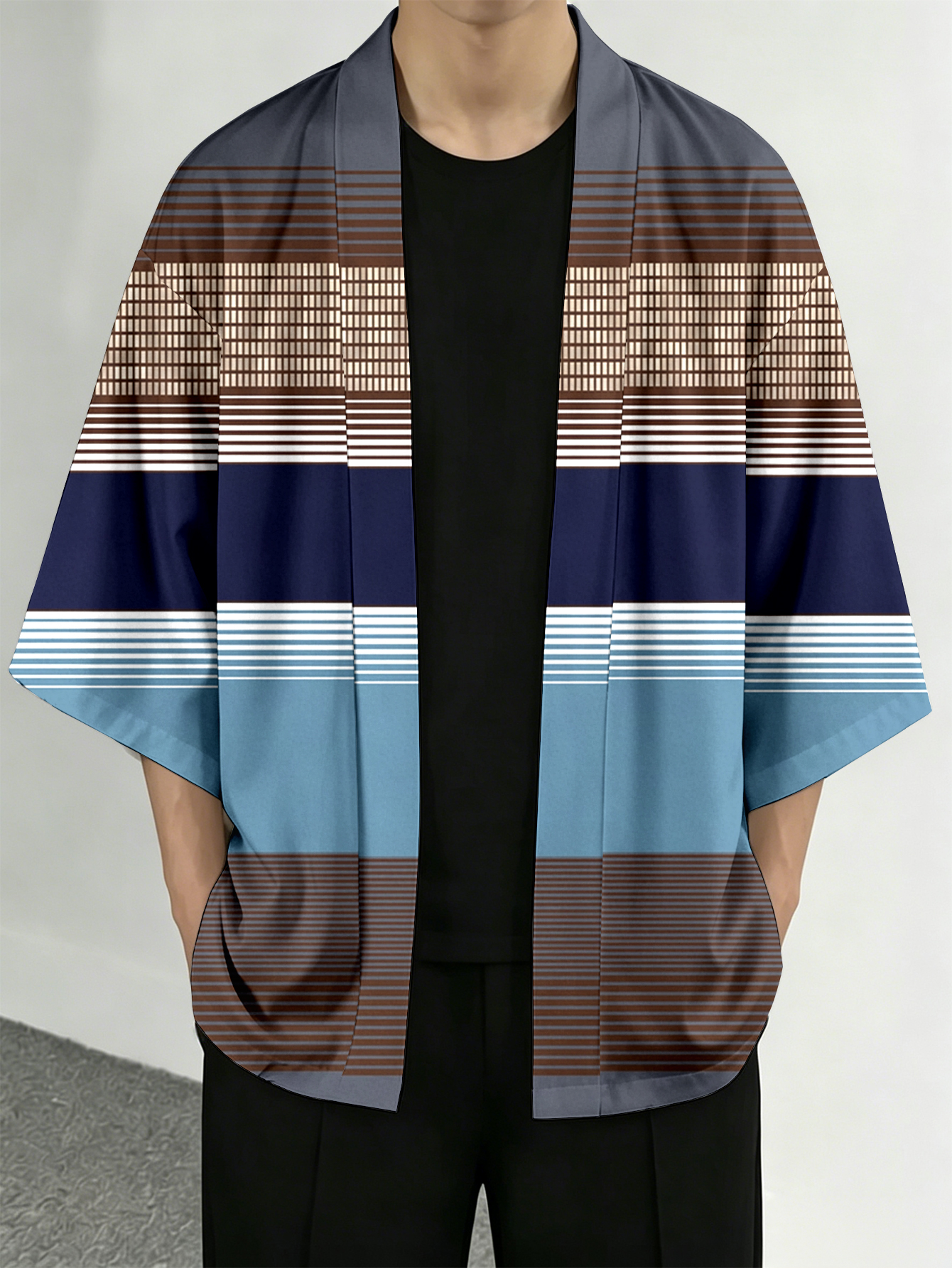Men's casual top Modern Geomet - Street Fashion Kimono review and price