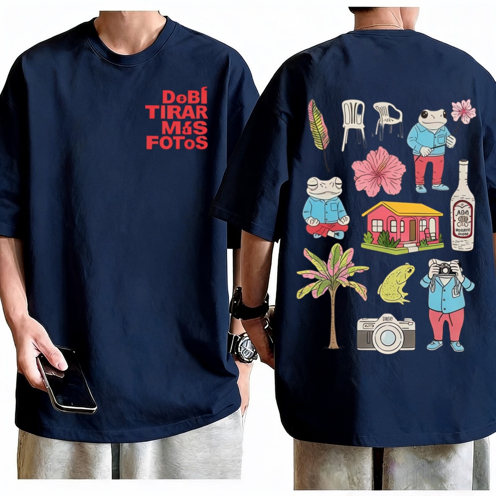 Rapper Bad Bunny T-shirt Debi  - Foto Street Fashion review and price