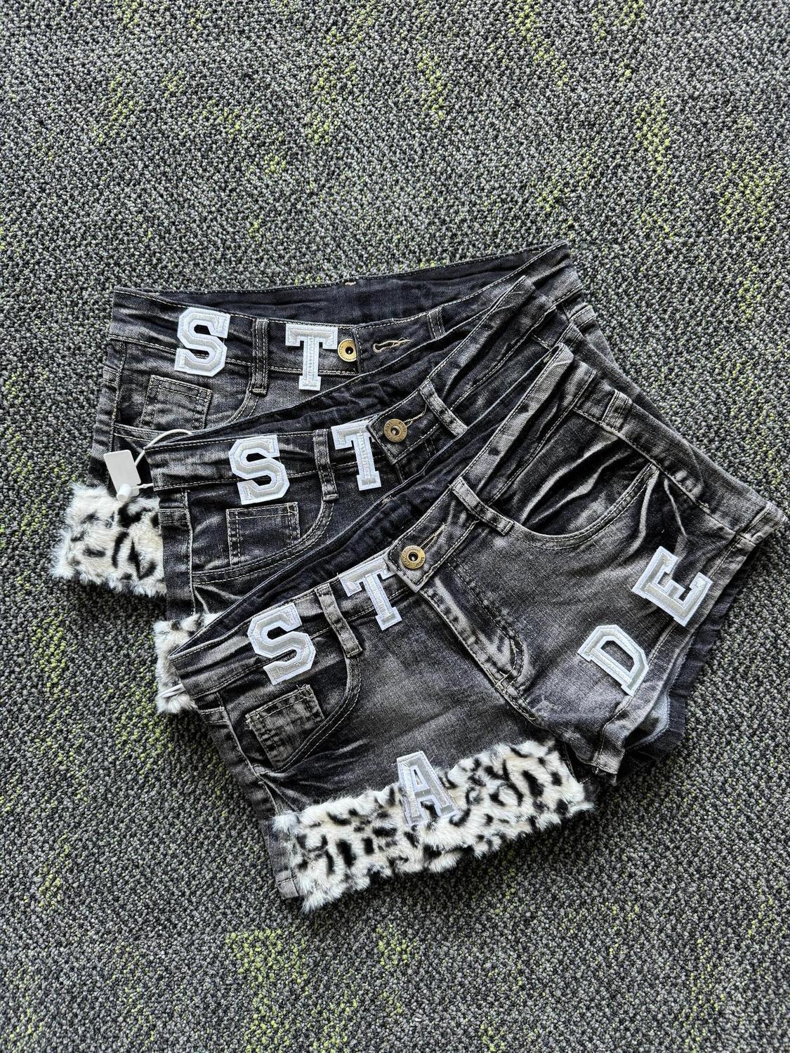 Y2k Embroidered Patch Denim Sh - Street Fashion Denim review and price