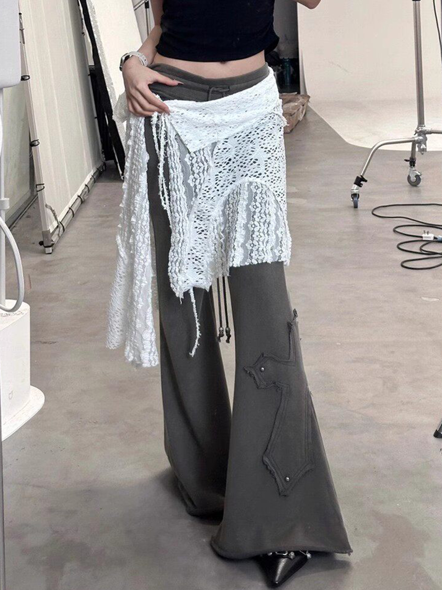 Street Style Layered Hollow ou - Street Fashion Plus Size review and price