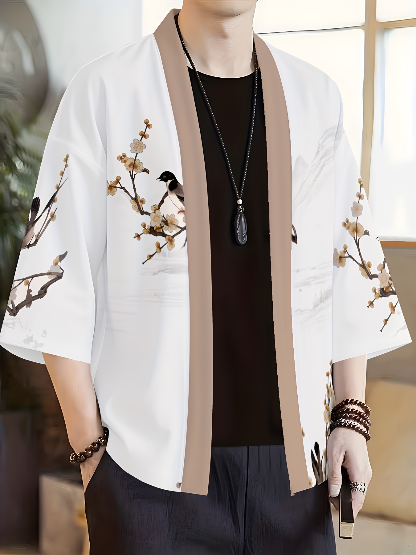2026 Summer New Men's Kimono 3 - Street Fashion Style review and price