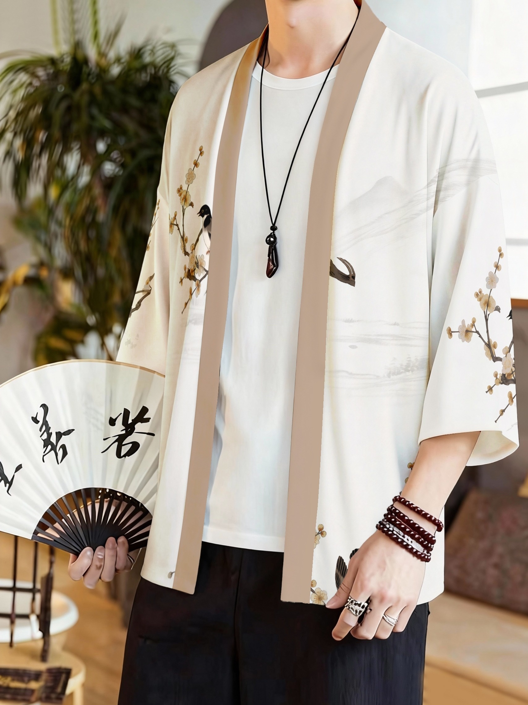 2026 Summer New Men's Kimono 3 - Street Fashion Style review and price