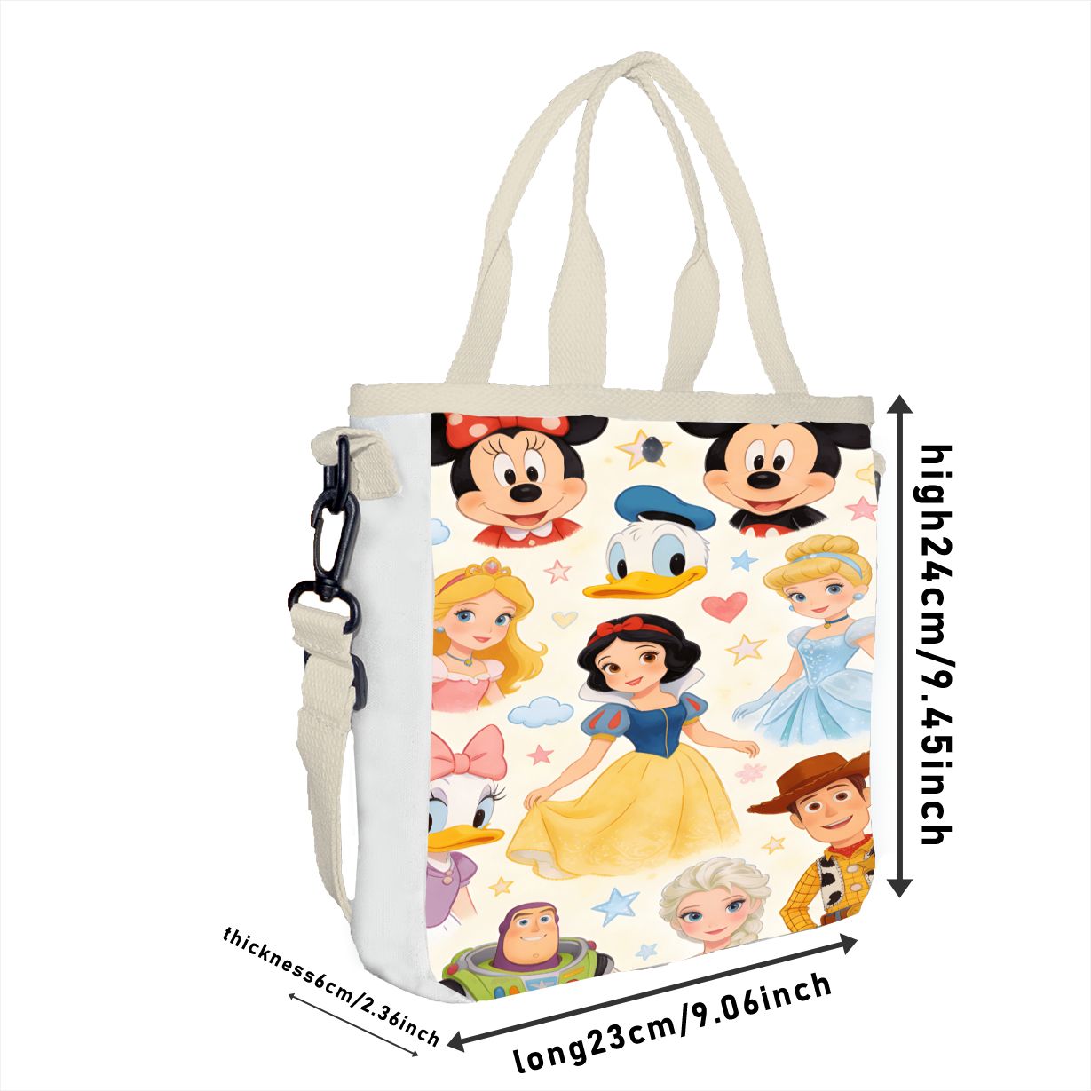 Multifunctional Princess Tote  - Tote Bag Canvas Print review and price