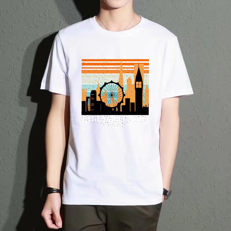 Men's Black Round-Neck Short-S - Street Fashion In London review and price