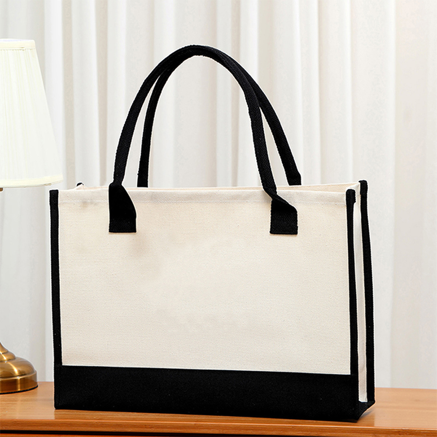 Cartoon-printed light white ca - Tote Bag Canvas Print review and price