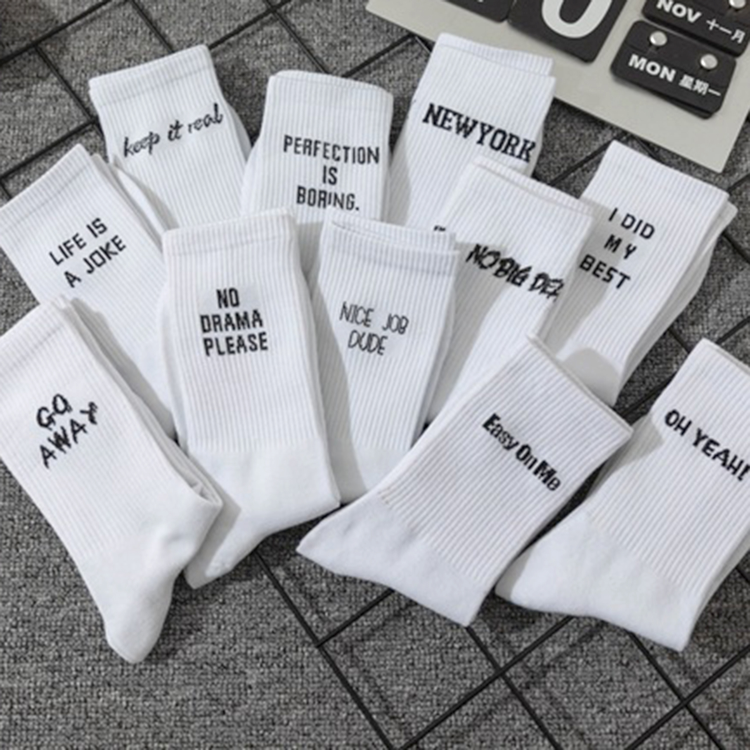 5 Pairs/Set New Women Letter J - Street Fashion Youtube review and price