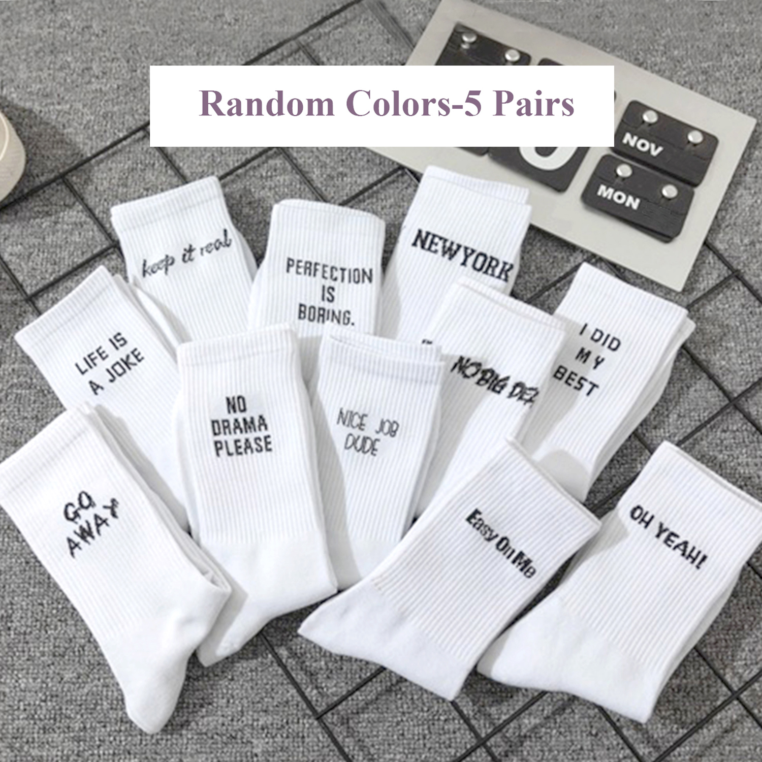 5 Pairs/Set New Women Letter J - Street Fashion Youtube review and price