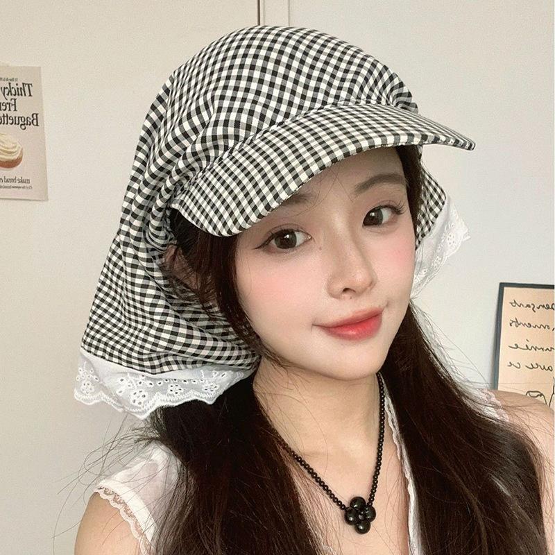Womens Korean Headscarf Cap wi - Street Fashion Hats review and price