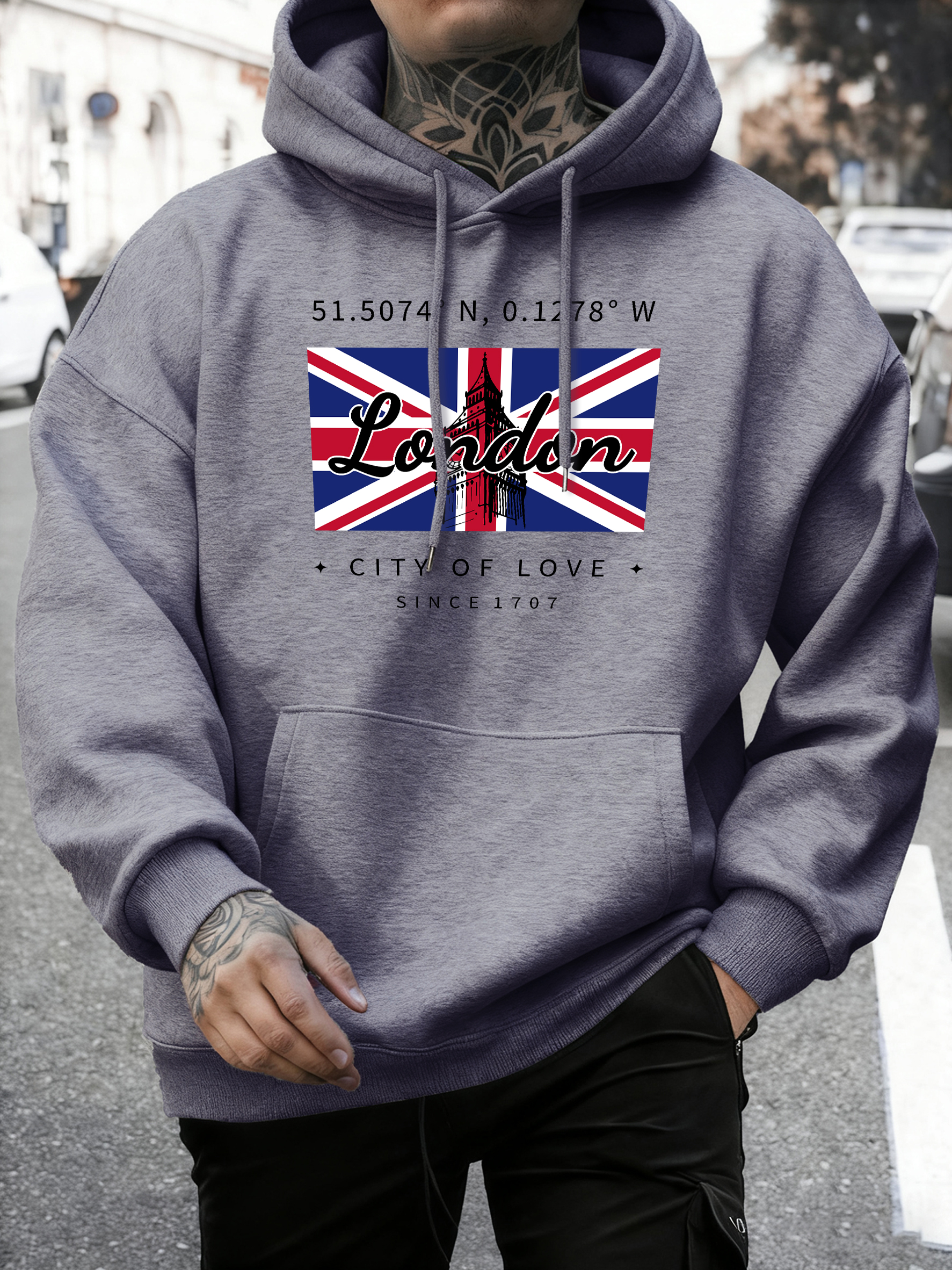 London City Of Love Flag Print - Street Fashion In London review and price