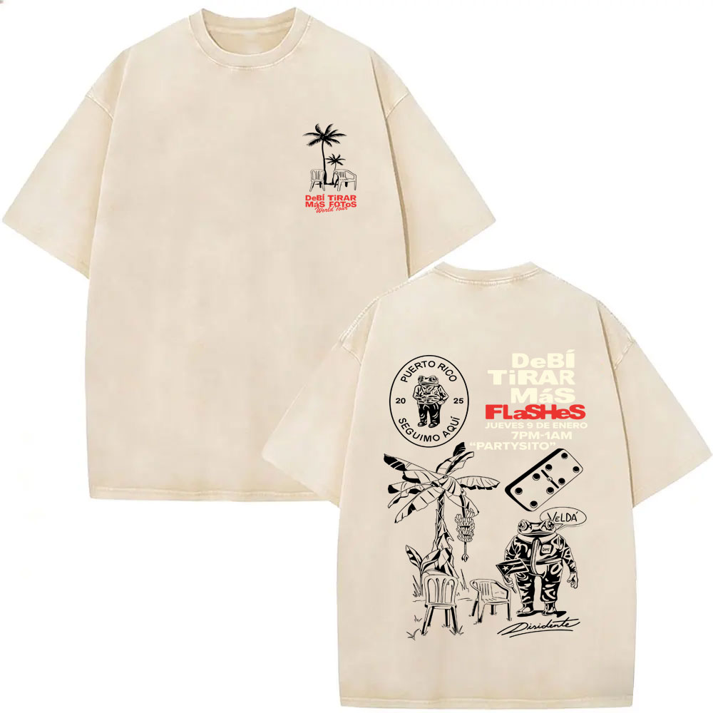 Washed Vintage Rapper Bad Bunn - Foto Street Fashion review and price
