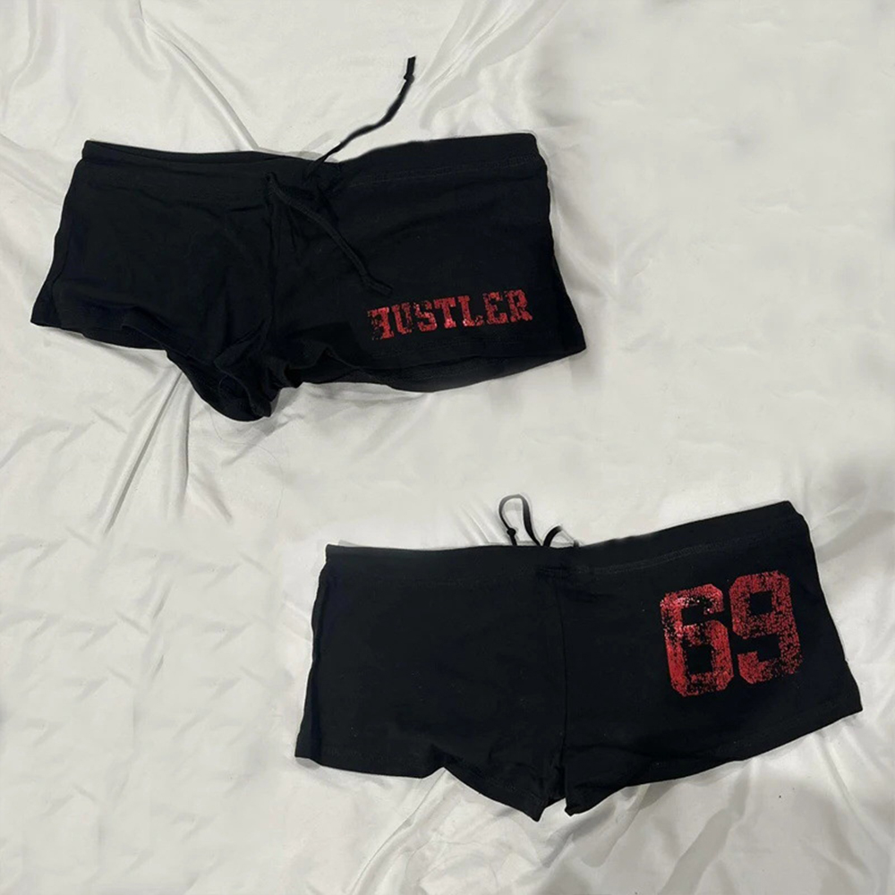Summer Retro Punk Shorts Casua - Street Fashion Y2K review and price