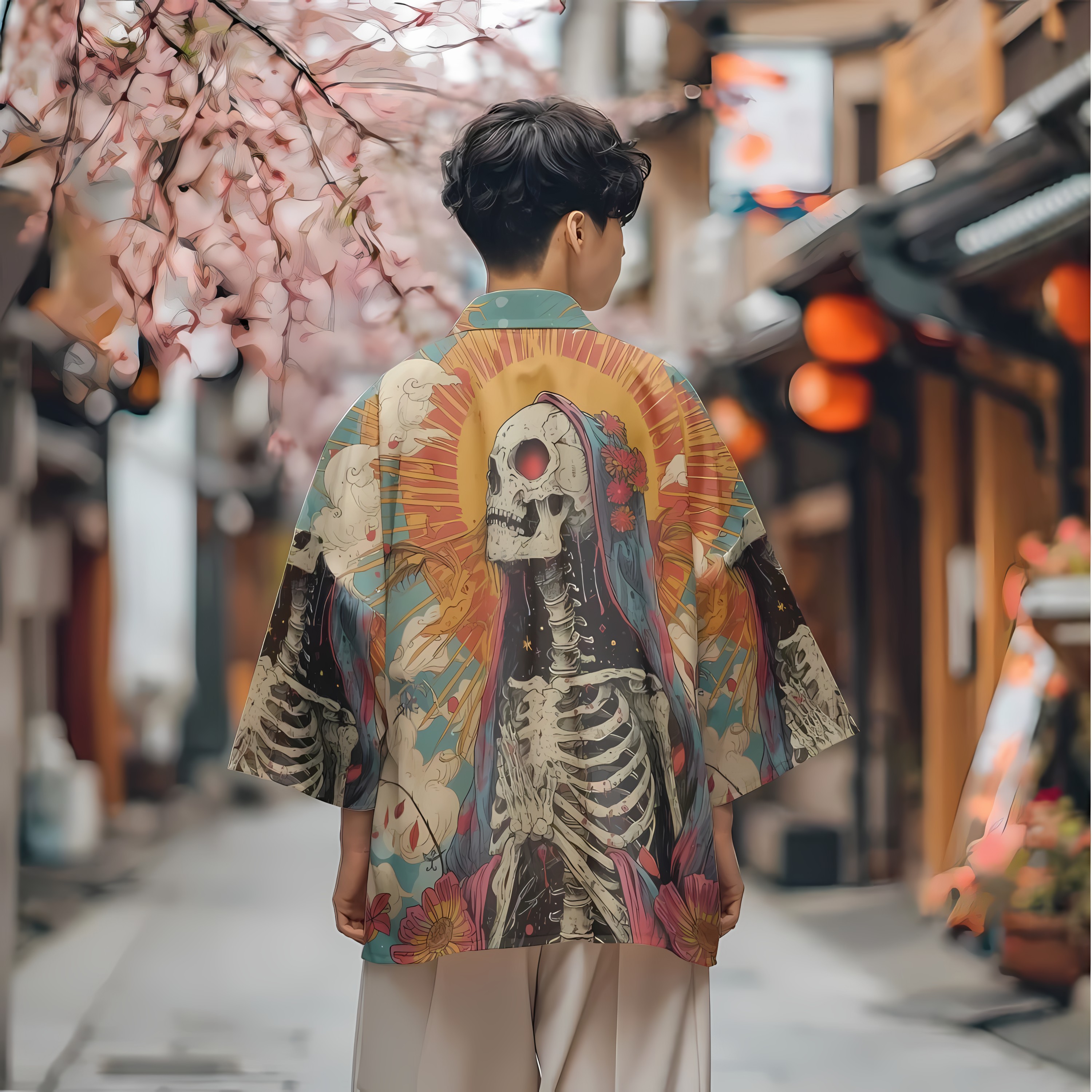 2026 Summer New Men's Kimono w - Street Fashion Kimono review and price