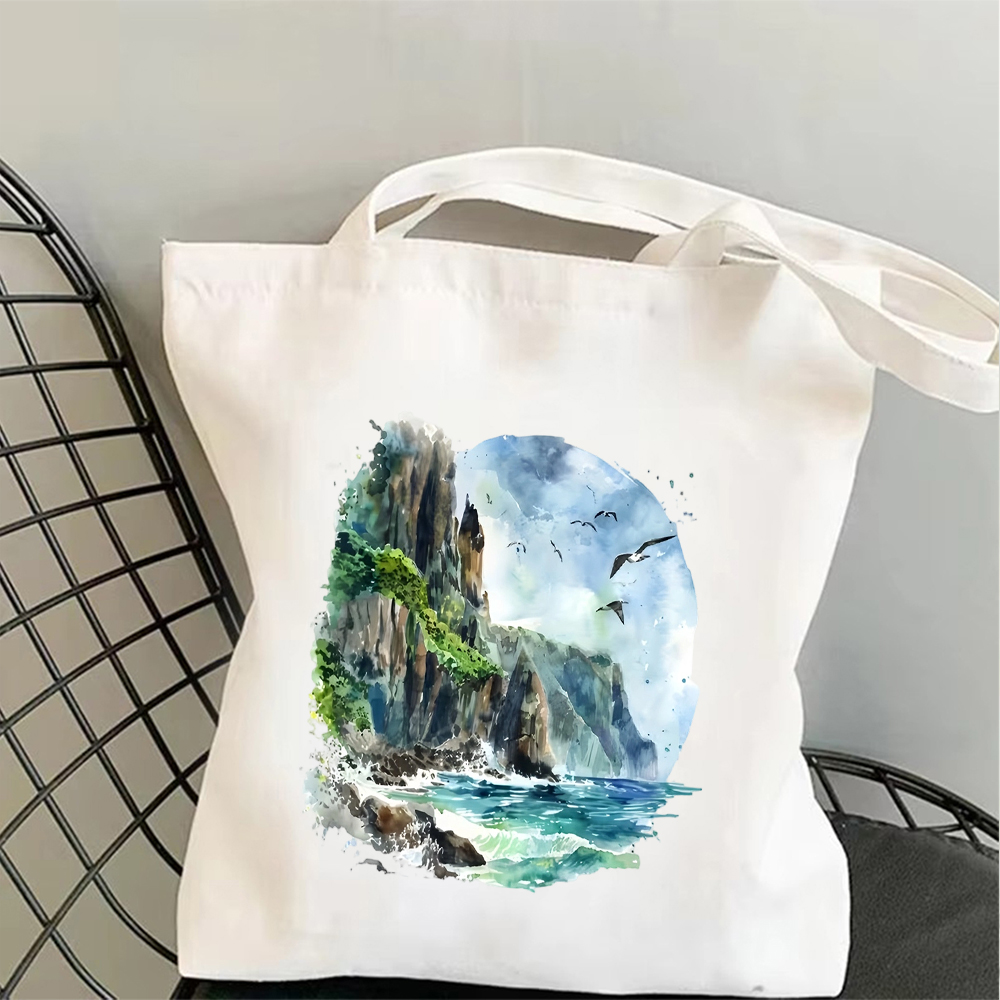Tropical Beach Canvas Tote Bag - Tote Bag Canvas Print review and price