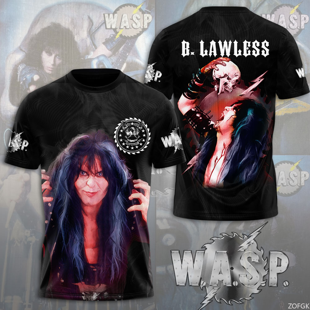 W.A.S.P Rock 3D Printing T-shi - Street Fashion Y2K review and price