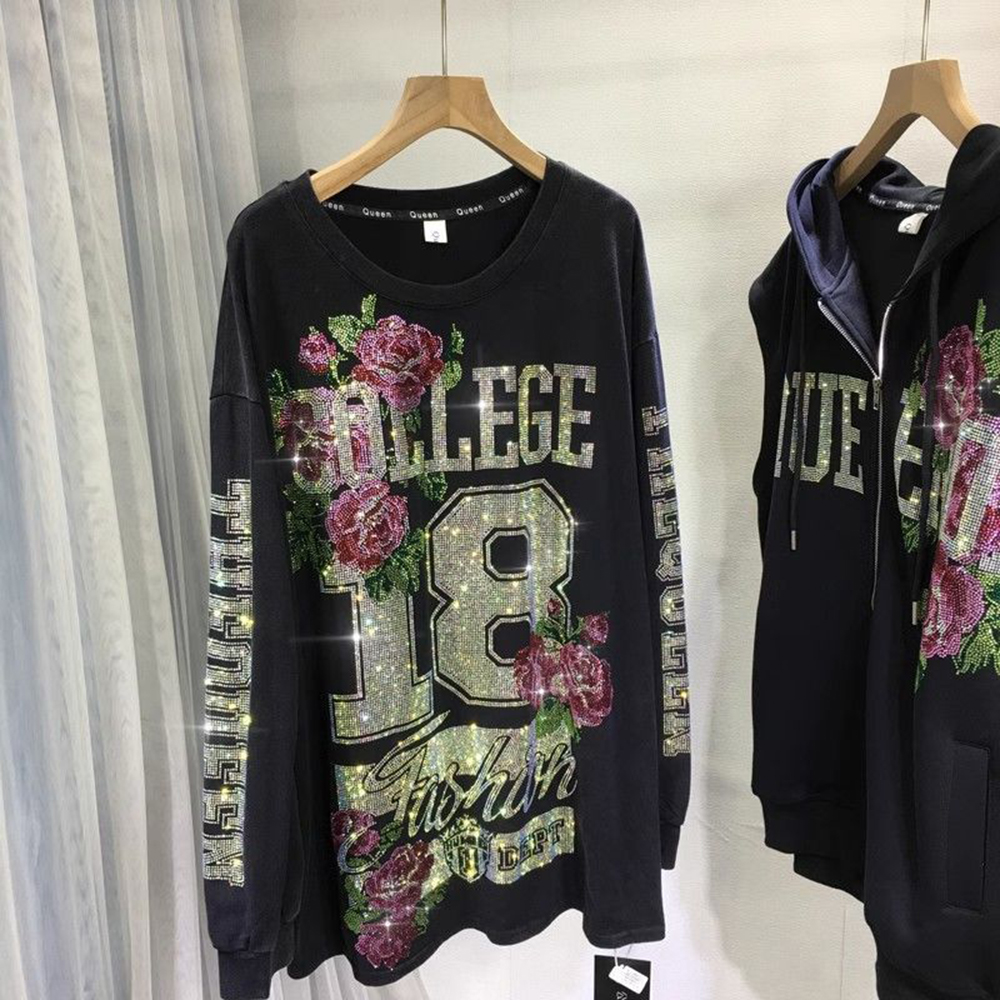 Plus Size Sweatshirts Black To - Street Fashion Plus Size review and price