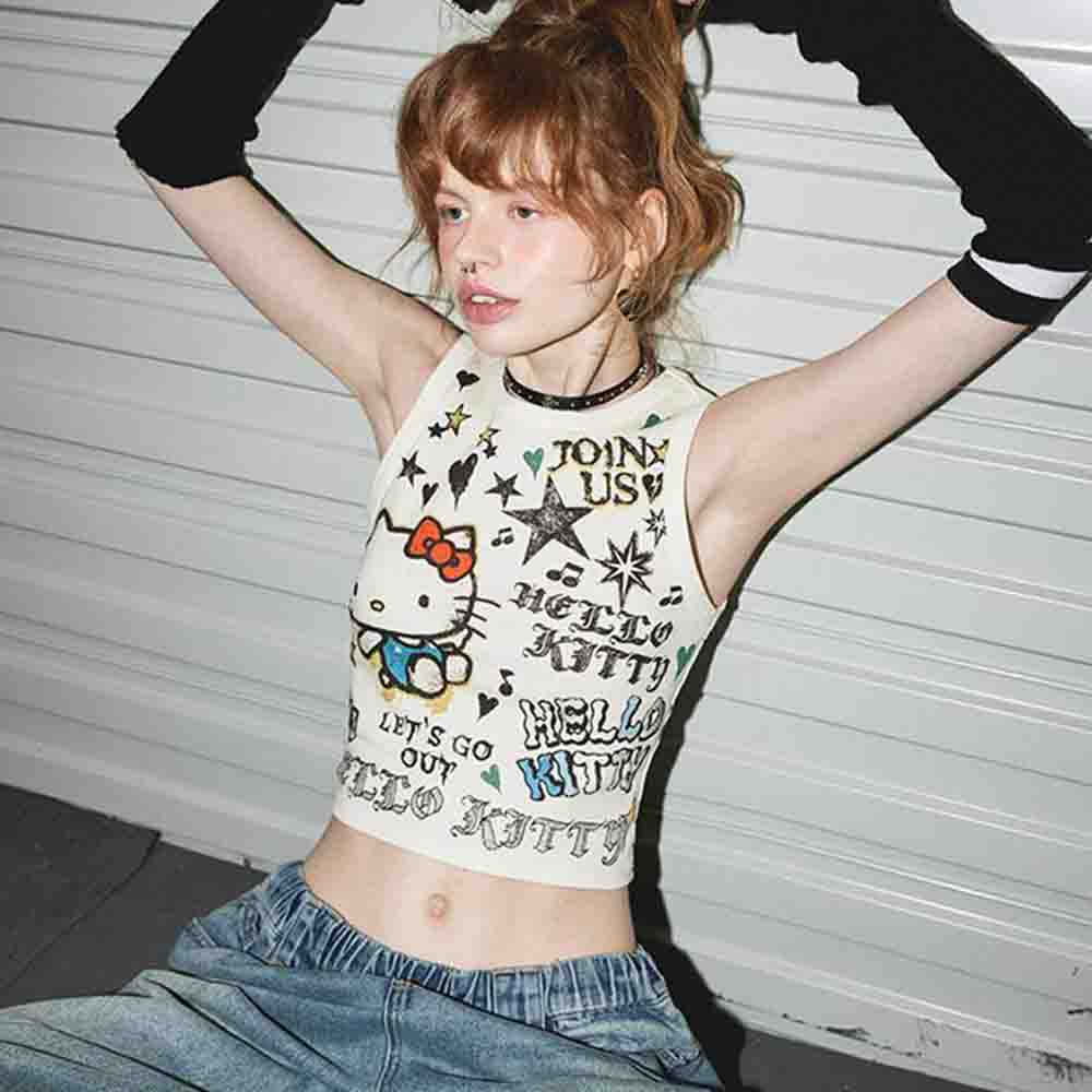 Sanrio Hello Kitties Women's C - Street Fashion Y2K review and price