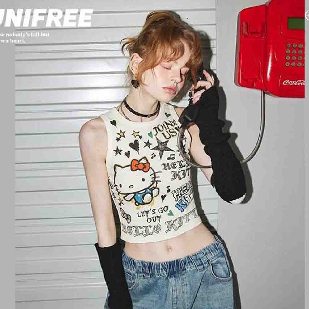 Sanrio Hello Kitties Women's C - Street Fashion Y2K review and price