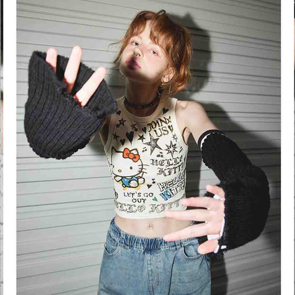 Sanrio Hello Kitties Women's C - Street Fashion Y2K review and price