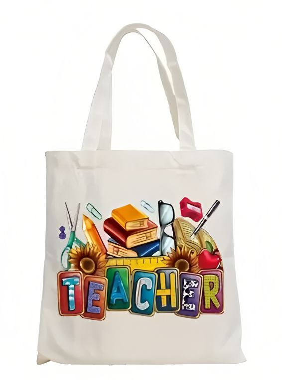 Color Block Teacher Letter Wit - Tote Bag Canvas Print review and price