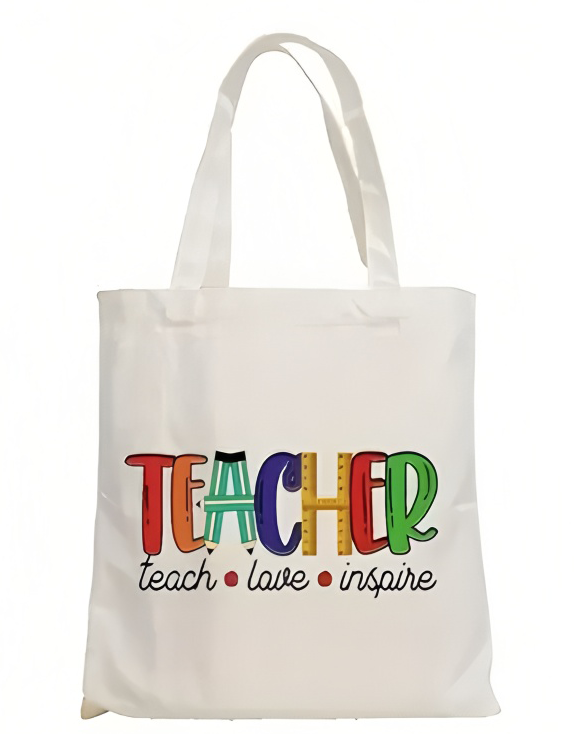Color Block Teacher Letter Wit - Tote Bag Canvas Print review and price