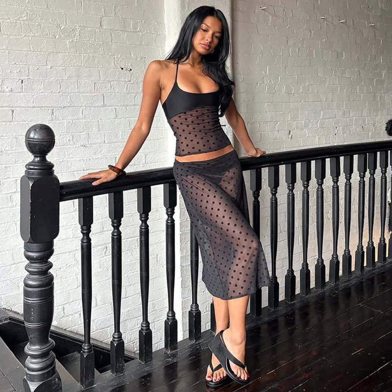 Absobe Sexy Mesh Polka Dot See - Street Fashion Youtube review and price