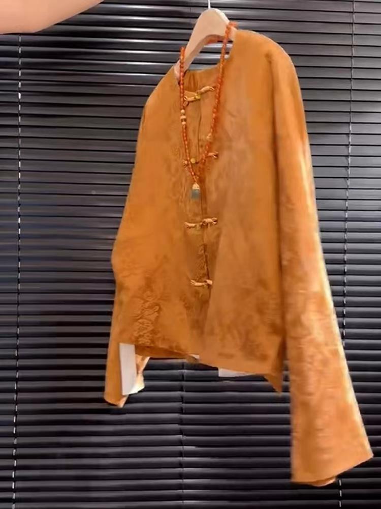 New High-End Satin Orange Flor - Street Fashion Youtube review and price