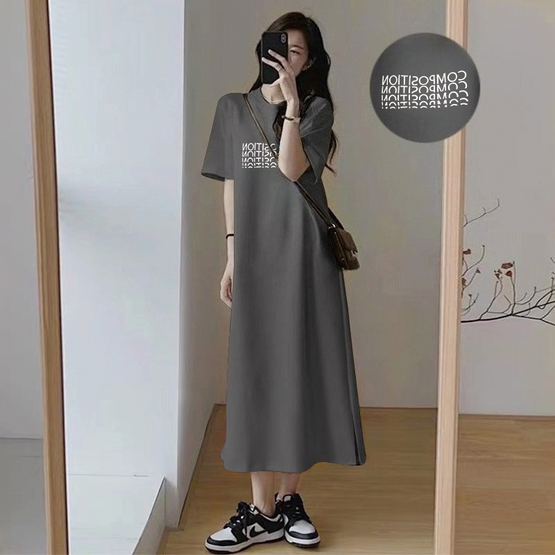 Women's Oversized Slit T-shirt - Street Fashion Plus Size review and price