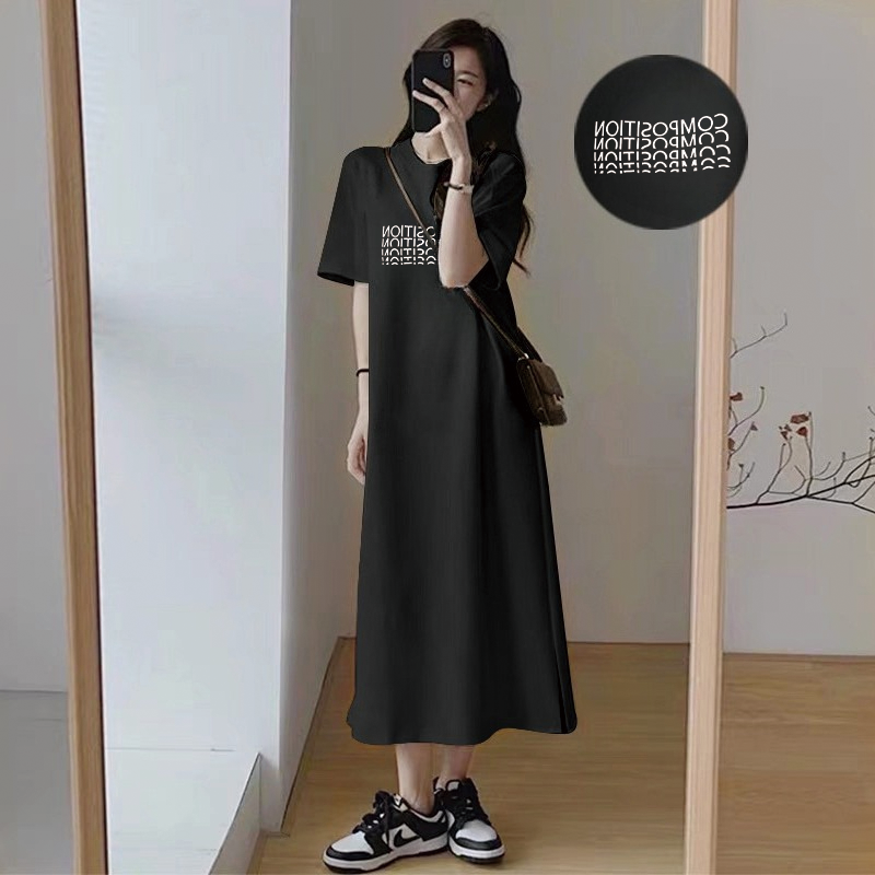 Women's Oversized Slit T-shirt - Street Fashion Plus Size review and price