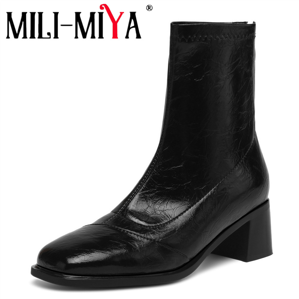 MILI-MIYA Fashion Square Toe W - Street Fashion Plus Size review and price